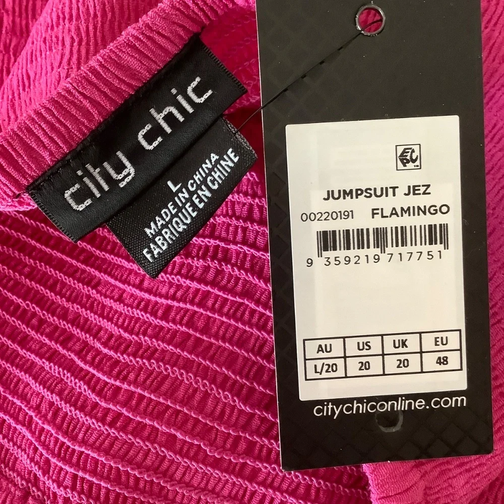 City chic size 20W jumpsuit new in pkg - Picture 5 of 5